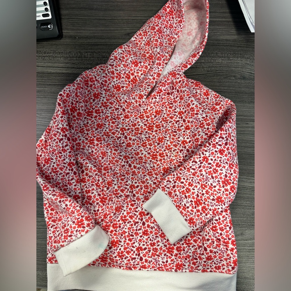 🌿10/$10🌿Cat & Jack Red Floral Hoodie